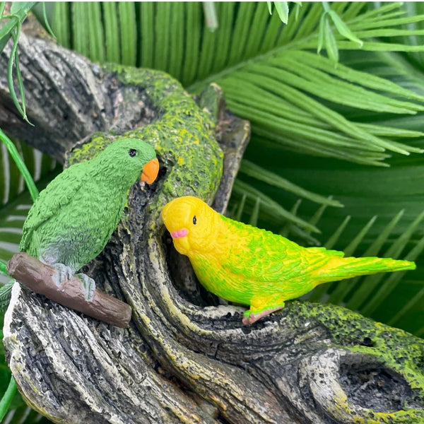 Figurenset in einer Tube TOOB – Exotische Vögel - Tublu.de