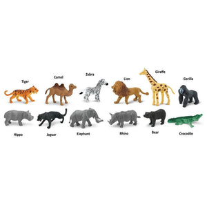 Figurenset in einer Tube TOOB – Wilde Tiere - Tublu.de