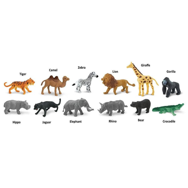 Figurenset in einer Tube TOOB – Wilde Tiere - Tublu.de