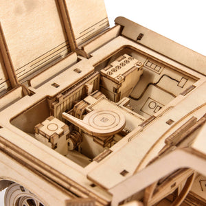 Dřevěné puzzle 3D model – FSO Fiat 125p