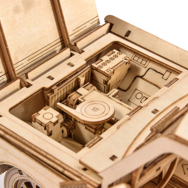 Dřevěné puzzle 3D model – FSO Fiat 125p