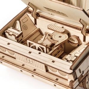 Dřevěné puzzle 3D model – FSO Polonez 1500