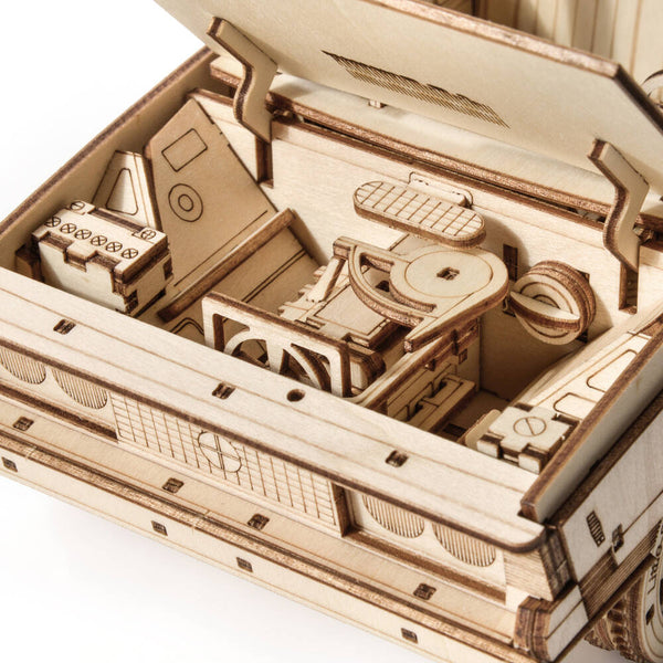 Dřevěné puzzle 3D model – FSO Polonez 1500