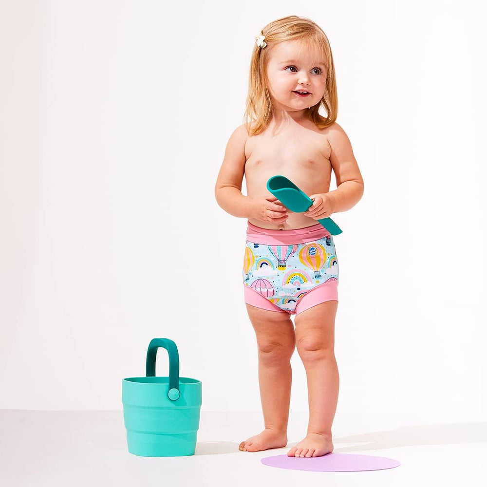 Pleny na plavání Happy Nappy DUO 12–24 měsíců Balónky (XL)