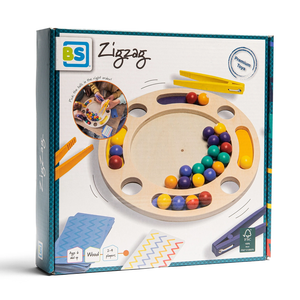 Holz-Sinnespiel mit Zange – Zigzag - Tublu.de