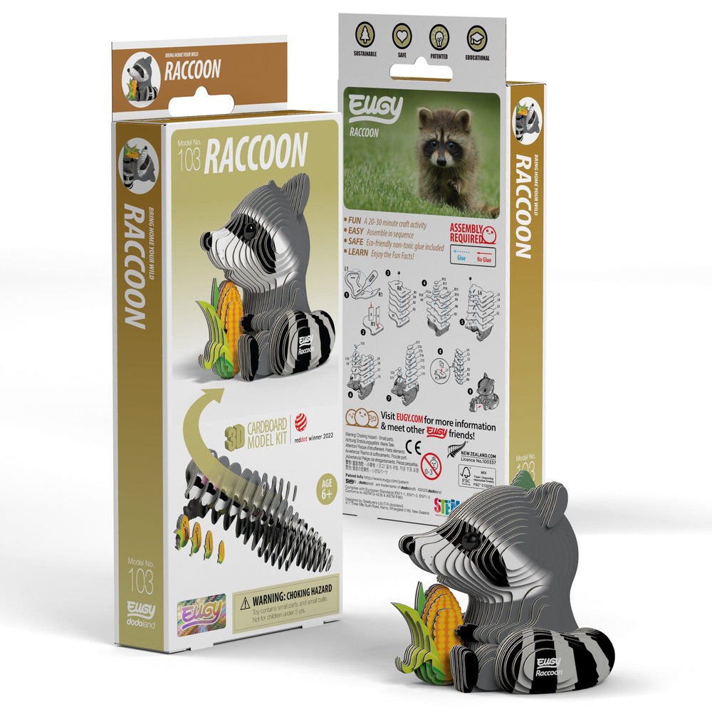 Öko-Puzzle 3D – Waschbär - Tublu.de