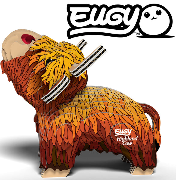 Öko-Puzzle 3D – Schottische Kuh - Tublu.de