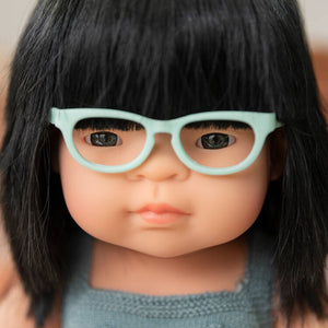Panenka holčička Colourful Edition Doll – Asiatka s brýlemi 38 cm