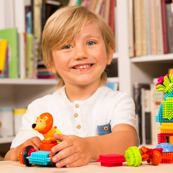 Bristle Blocks ježaté kostky v tubě – Džungle