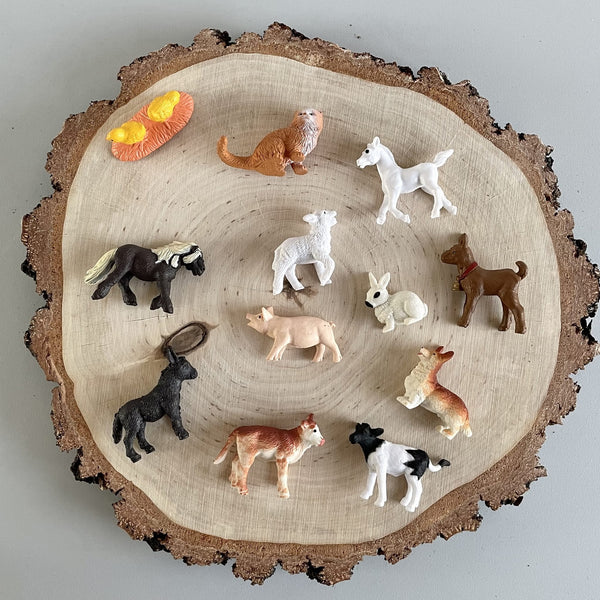 Figurenset in einer Tube TOOB - Kleine Tiere auf dem Land - Tublu.de