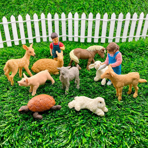 Figurenset in einer TOOB-Röhre – Kleine Tiere aus dem Mini-Zoo - Tublu.de
