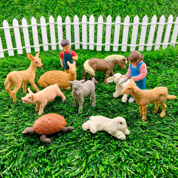 Figurenset in einer TOOB-Röhre – Kleine Tiere aus dem Mini-Zoo - Tublu.de