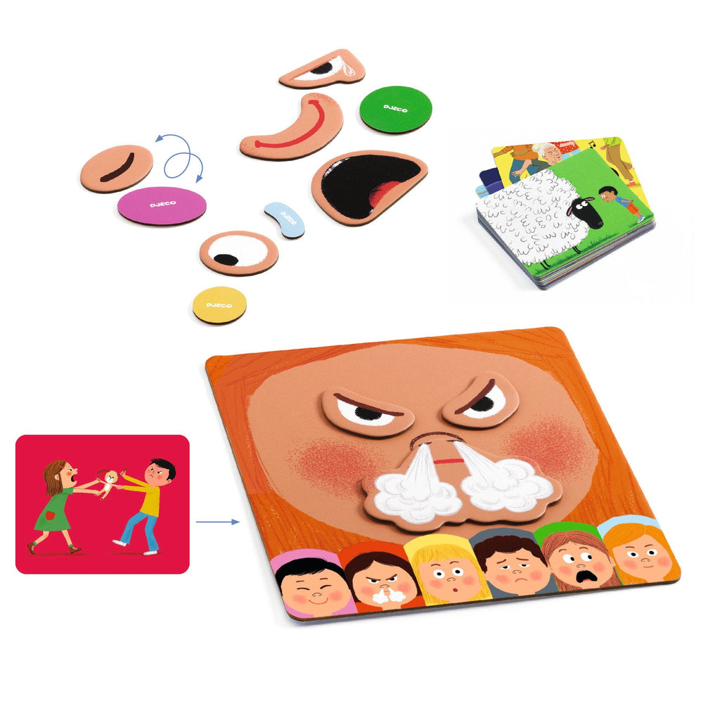Gra edukacyjna Djeco - Emotico - Tublu.de