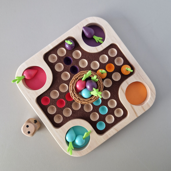 Stolní hra Ludo (Člověče, nezlob se) – Zelenina