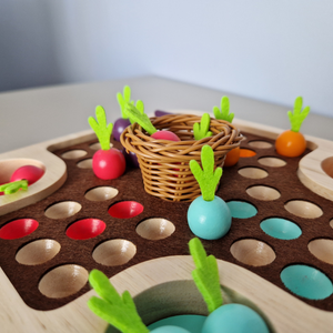 Stolní hra Ludo (Člověče, nezlob se) – Zelenina