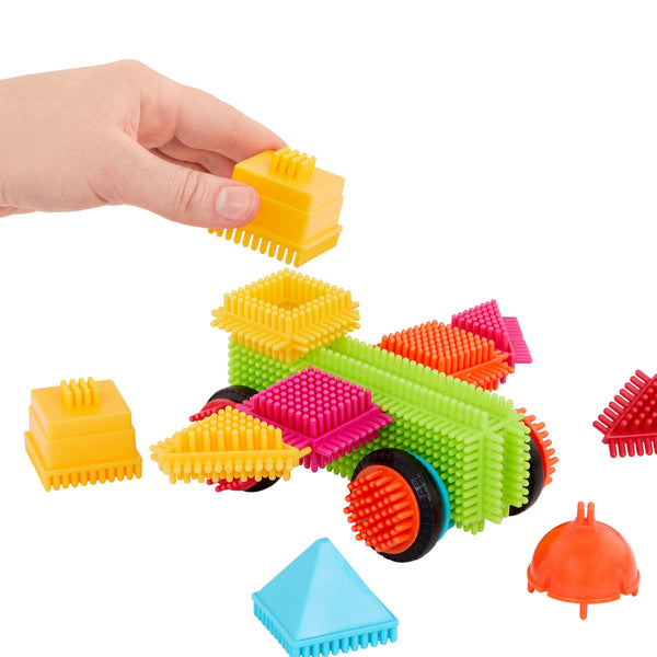 Bristle Blocks ježaté kostky v dóze – 80 dílků