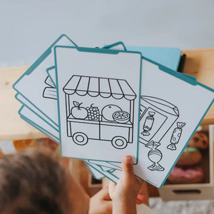 Grafický tablet pro kreslení se šablonami Kidydraw Mini - Market