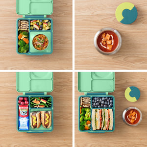 Pohyblivá přepážka pro lunchbox OmieBox – Lime