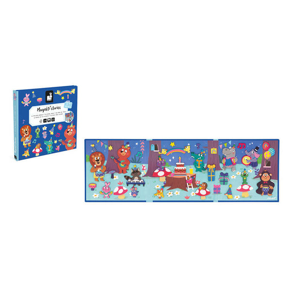 Magnetisches Puzzle Magneti'stories – Party im Wald - Tublu.de