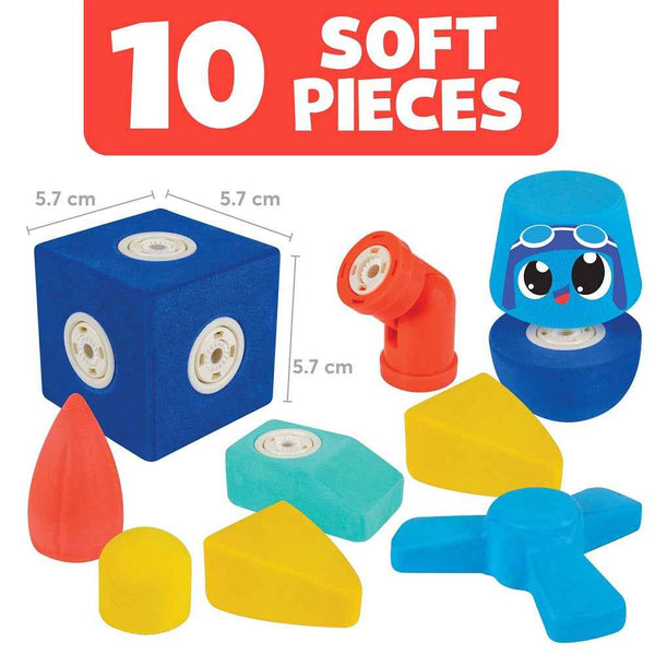 Magnetické pěnové kostky – Airplane 10 ks – Tublu.cz
