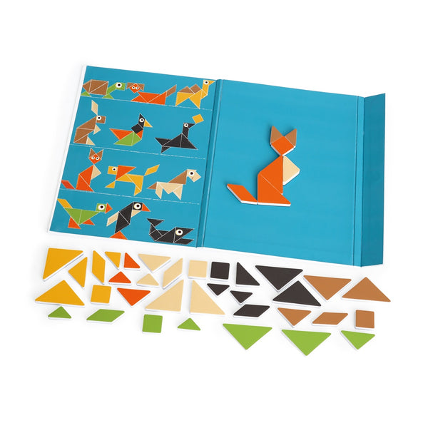 Magnetické puzzle tvary a barvy Edulogic – Tangram
