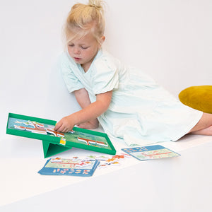 Magnetické puzzle s 20 kartami úloh od Edulogic – Farma