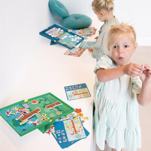 Magnetické puzzle s 20 kartami úloh od Edulogic – Farma