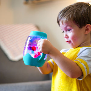 Sensorik-Glas zum Befüllen mit Wasser – blau - Tublu.de