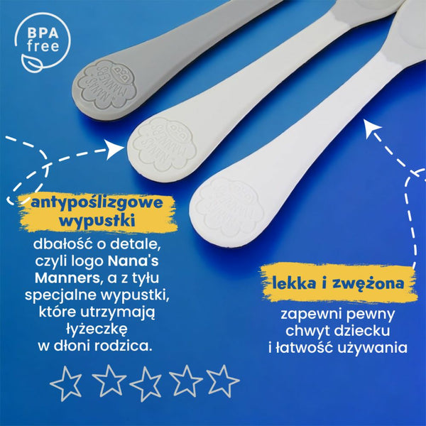 Sada 3 lžiček STUPEŇ 1 – Mono