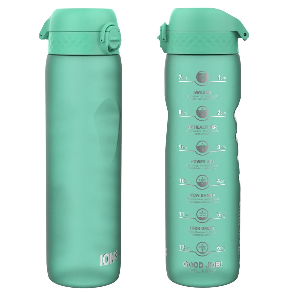 Láhev na pití 1000 ml – Motivátor Tyrkysová
