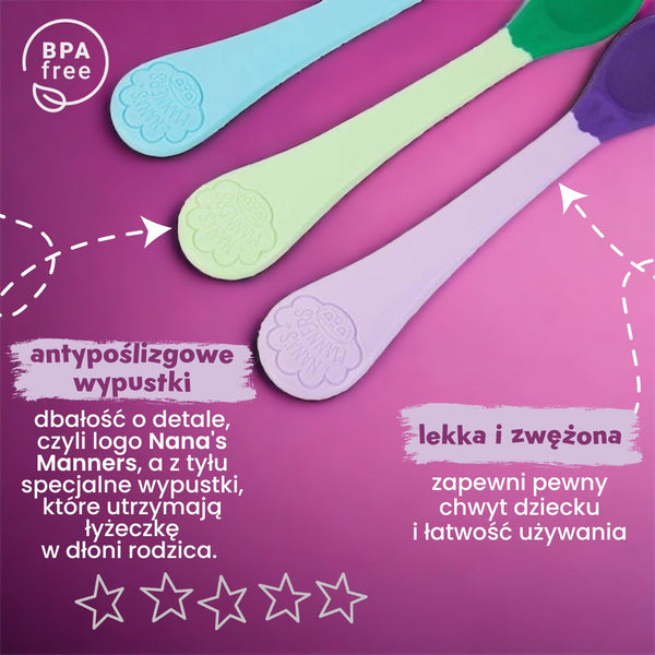 Sada 3 lžiček STUPEŇ 1 – Barva