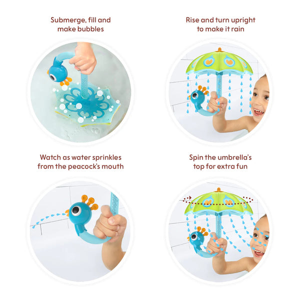 Badespielzeug Regenschirm - Pfau Grün - Tublu.de