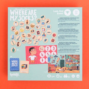 Beobachtungsspiel – Where are my socks? - Tublu.de