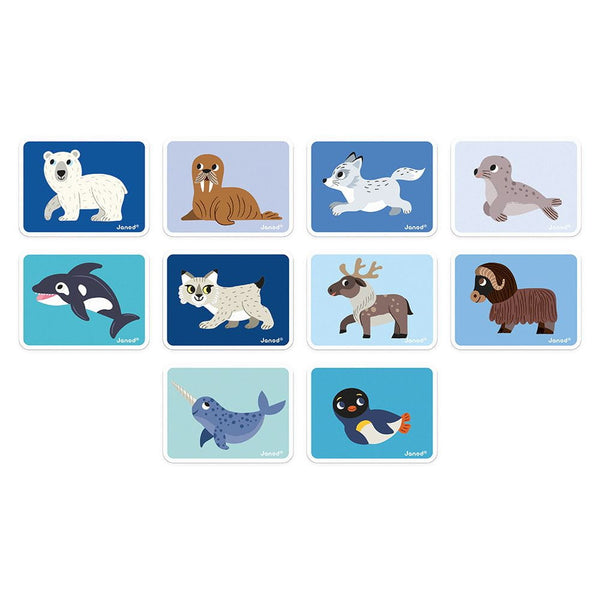 Magnetisches Puzzle Magnetibook – Polar-Tiere - Tublu.de