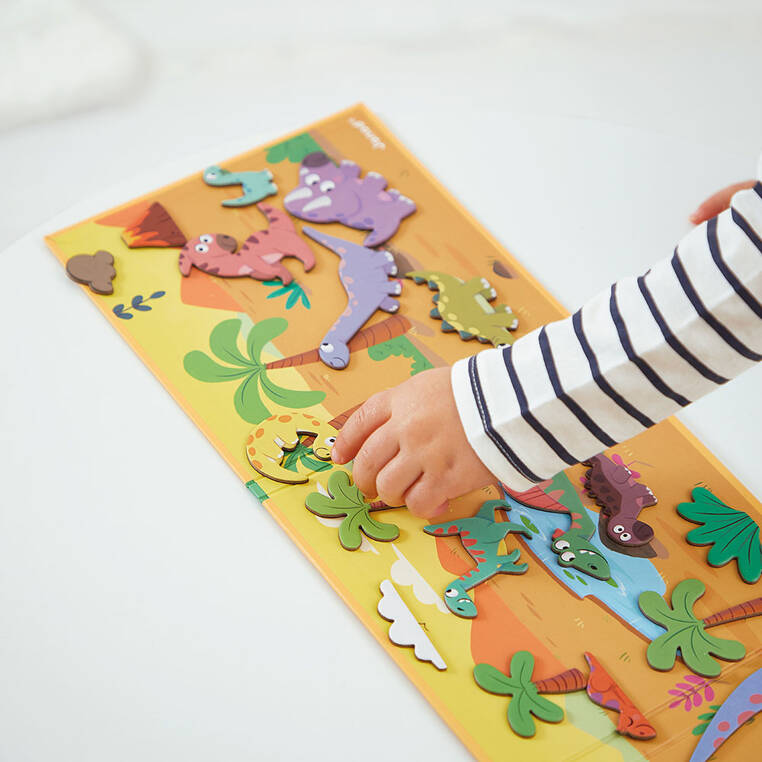 Magnetisches Puzzle Magneti'stories – Dinosaurier - Tublu.de
