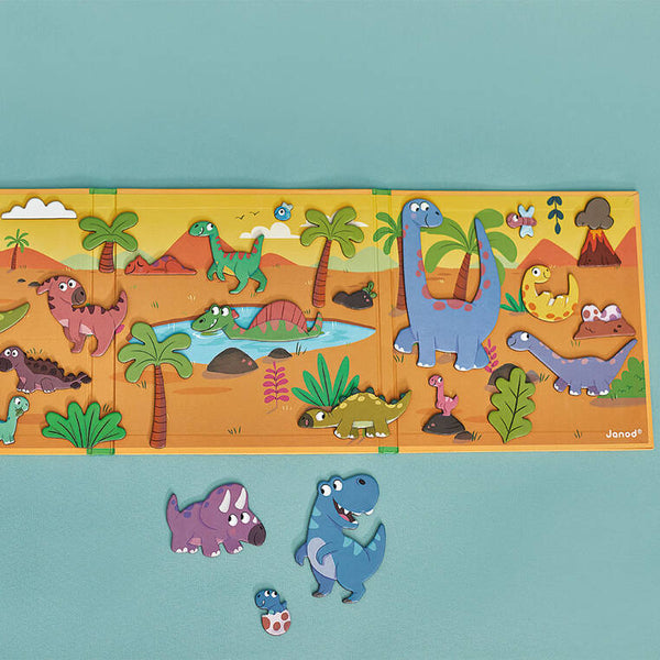 Magnetisches Puzzle Magneti'stories – Dinosaurier - Tublu.de