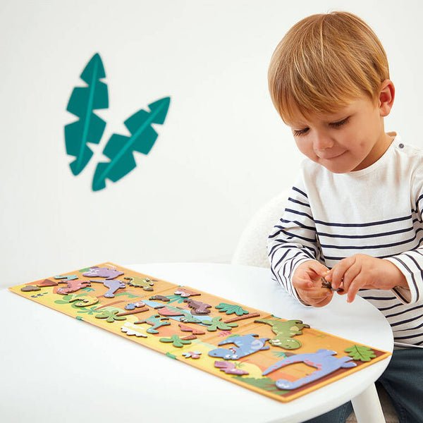 Magnetisches Puzzle Magneti'stories – Dinosaurier - Tublu.de