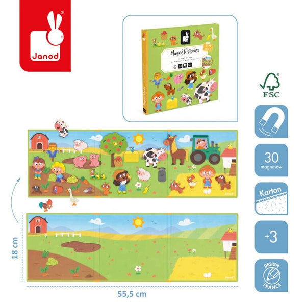 Magnetisches Puzzle Magneti'stories – Bauernhof - Tublu.de