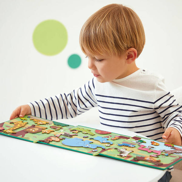 Magnetisches Puzzle Magneti'stories – Afrikanische Tiere - Tublu.de