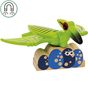 Vlak na baterie s dinosaury