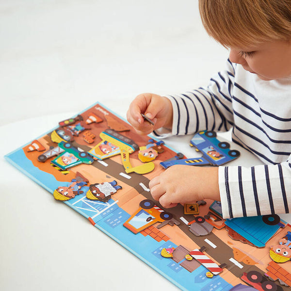 Magnetisches Puzzle Magneti'stories – Baustelle - Tublu.de