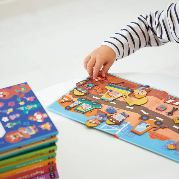 Magnetisches Puzzle Magneti'stories – Baustelle - Tublu.de