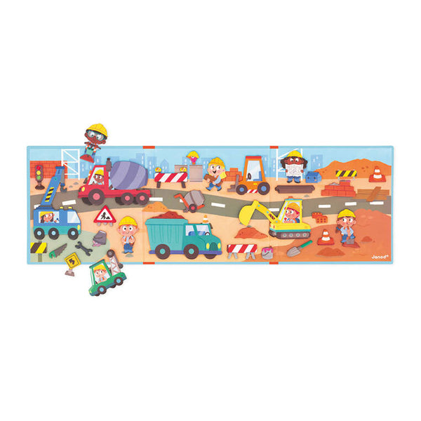 Magnetisches Puzzle Magneti'stories – Baustelle - Tublu.de