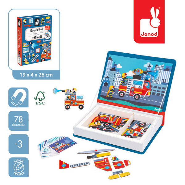 Magnetisches Puzzle Magnetibook – Feuerwehr - Tublu.de