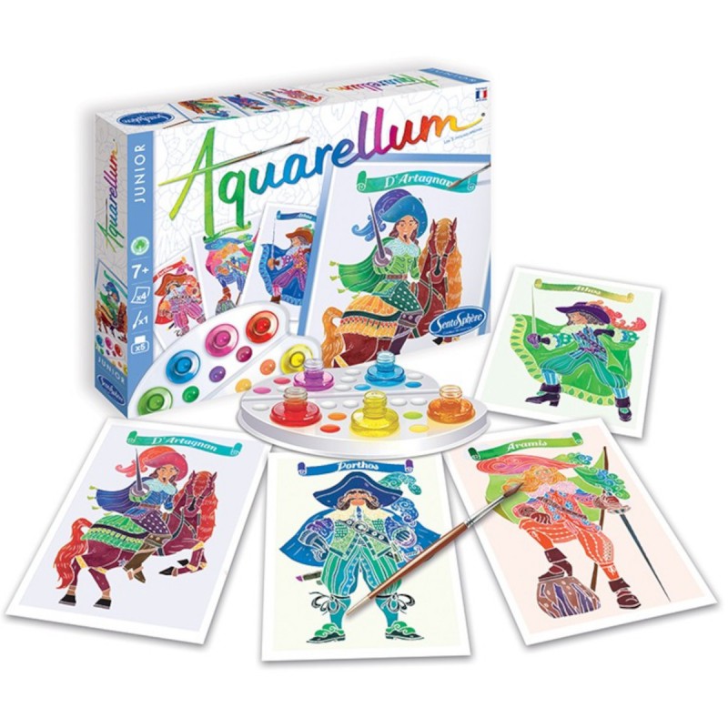 Malířská sada Aquarellum Junior – Tři mušketýři