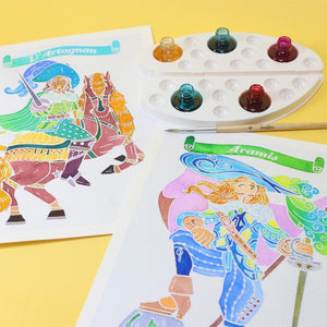 Malířská sada Aquarellum Junior – Tři mušketýři