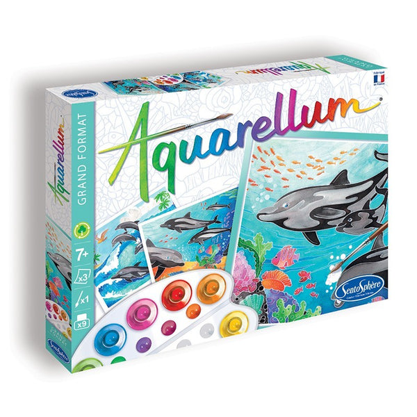 Malířská sada Aquarellum Grand Format – Delfíni