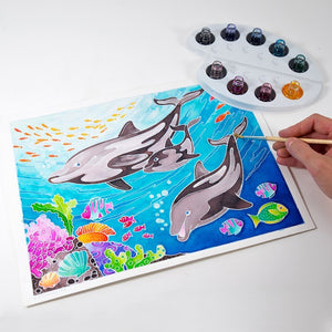 Malířská sada Aquarellum Grand Format – Delfíni