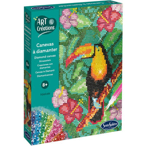 Kreativní sada s diamantovým obrazem – Tukan