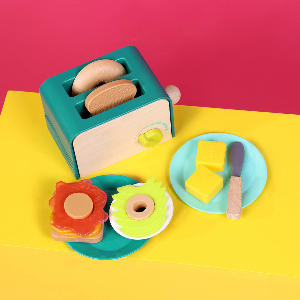 Topinkovač a snídaňové doplňky Mini Chef – Breakfast Playset